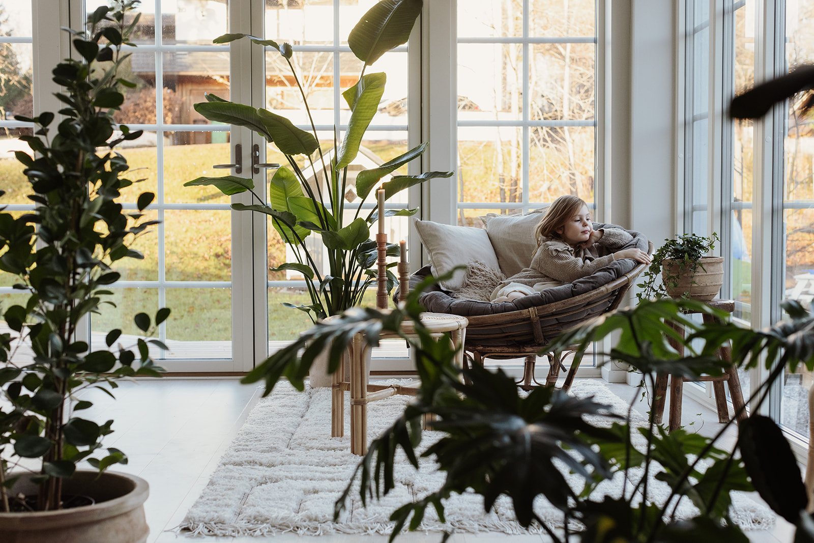 Inred ett grönt hem