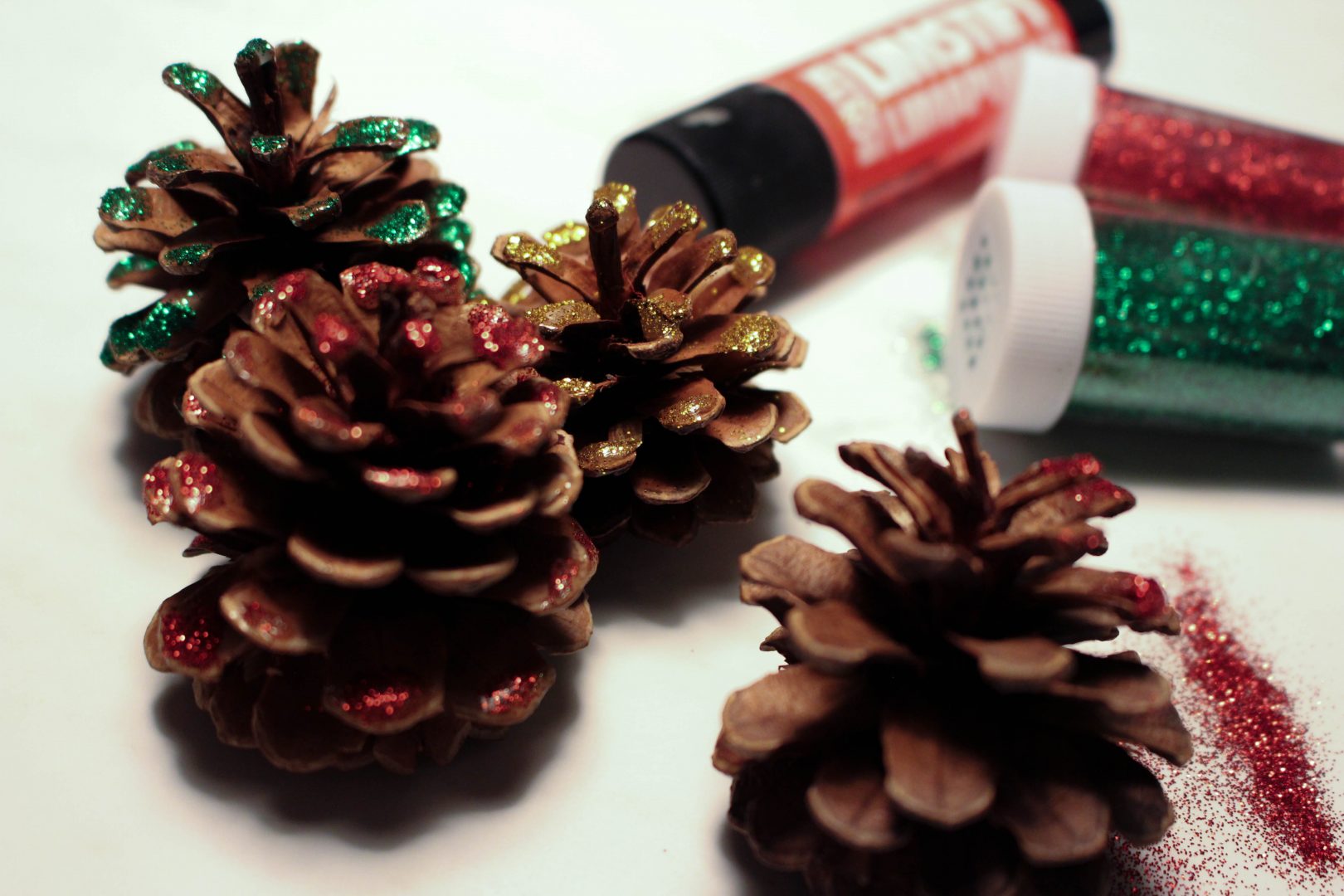 Dekorera kottar med glitter