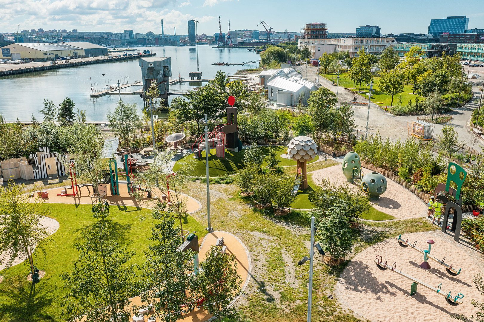 Biologisk mångfald i fokus när Jubileumsparken skapades